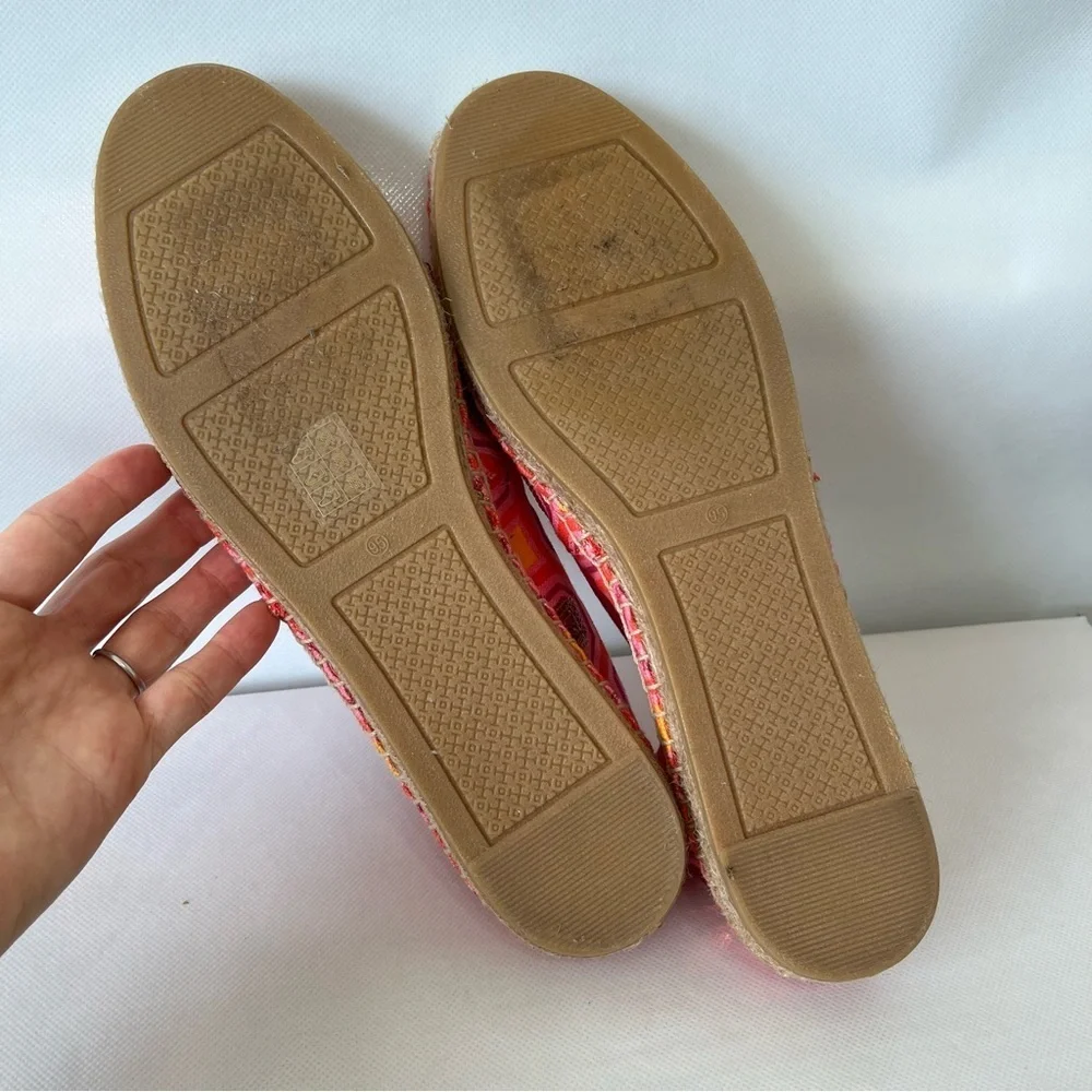 Tory Burch Cecily Embellished Espadrille Slip On Shoes
